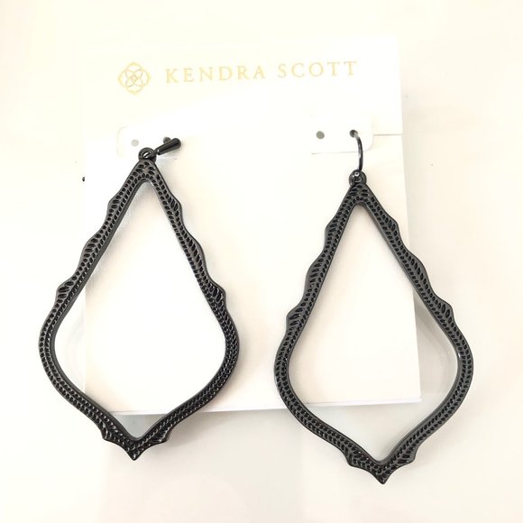 Kendra Scott Sophee Drop in Gunmetal - Picture 1 of 11